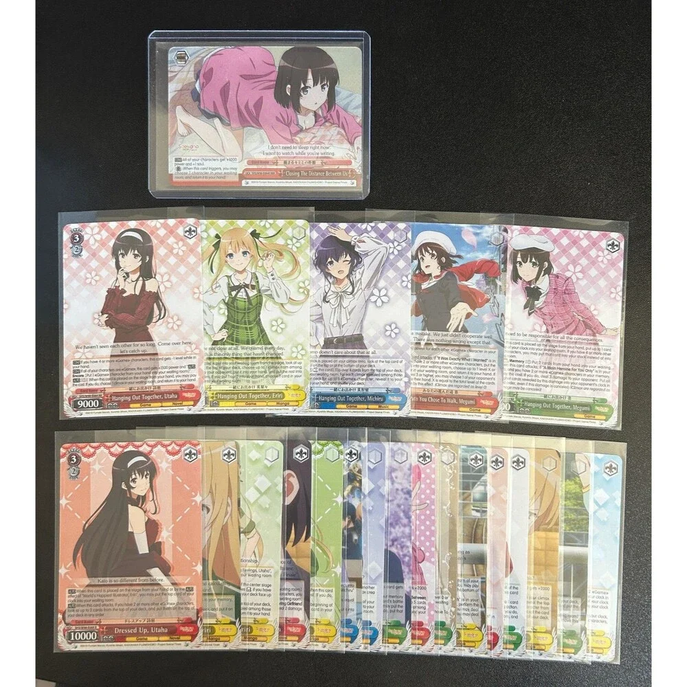 Lot of 264 Weiss Schwarz SHS Saekano How to Raise a Boring Girlfriend